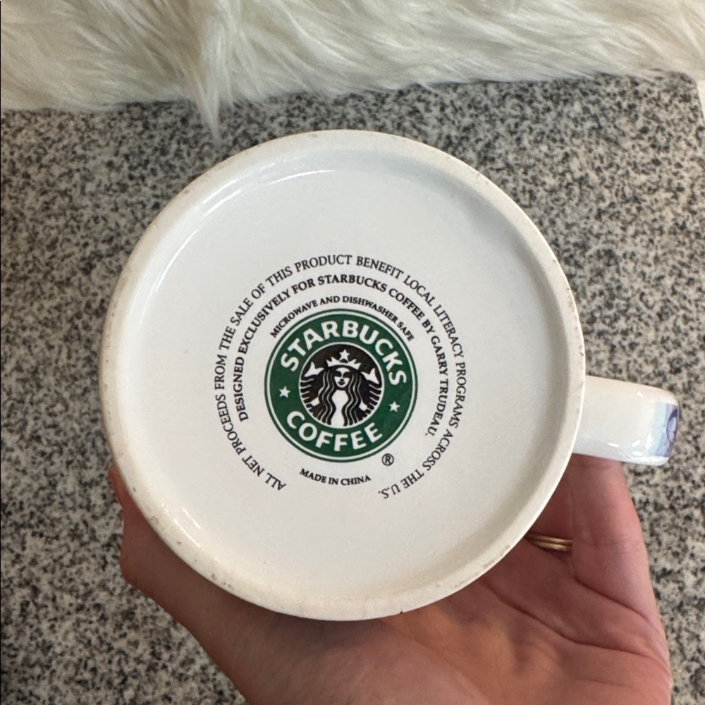 Vintage Starbucks Doonesbury "Catch the Buzz" 20oz mug designed by Garry Trudeau - Picture 5 of 6